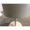 Table d'appoint ronde en acier beige D35cm | Collection Agathe