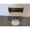 Table d'appoint ronde en acier beige | Seconde Main