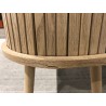 Buffet ovale 80x33cm en bois couleur naturelle | Seconde Vie