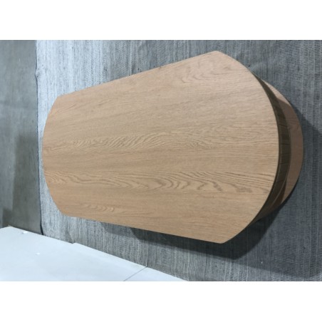 Retro-style wooden coffee table with 2 drawers, pine | Second-hand