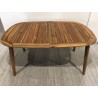 Table de jardin extensible en acacia huilé 150/200x100cm - Seconde main