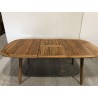 copy of VICK - VICK - Extendable garden table in oiled acacia 150/200x100cm