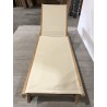 Bain de soleil textilène couleur beige - Seconde main