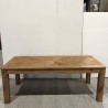SECONDE MAIN - Table à manger marron 200x90cm Pin recyclé