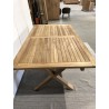 SECONDE MAIN - Table rectangulaire pieds croisés extensible