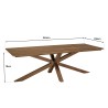 Table à manger en bois teck recyclé | Seconde Main