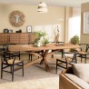 Table à manger en bois teck recyclé | Seconde Main