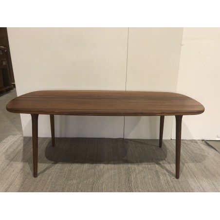 Angélique oiled wooden garden table 200x90cm