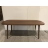 Gartentisch aus geöltem Angelique-Holz 200x90cm