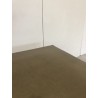 SECONDE MAIN - Set de 2 tables gigognes carrées aluminium doré pieds métal
