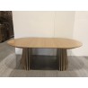 SECOND-HAND - Round extendable dining table L120/160/200