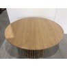 SECONDE MAIN - Table à manger ronde extensible L120/160/200