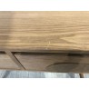 Console en bois couleur naturelle 2 tiroirs - Seconde Main