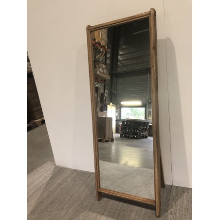 Miroir sur pieds en bois recyclé | Seconde Main