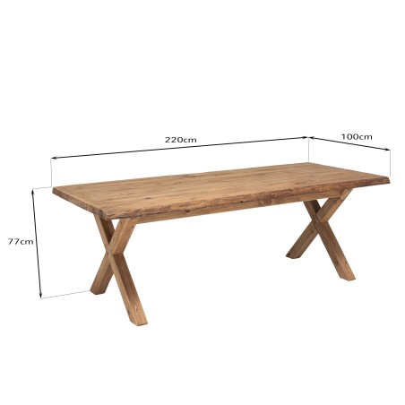 Rectangular dining table 220x100cm | SECOND-HAND
