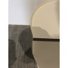 Table d'appoint ronde en acier beige D35cm | Collection Agathe