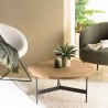 Round coffee table 70x70cm recycled pine | DANDY