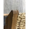 SECONDE MAIN - Lot de 2 fauteuils pliants acacia huilé et rotin synthétique