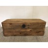 SECONDE MAIN - Coffre rangement marron bois