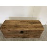 SECONDE MAIN - Coffre rangement marron bois