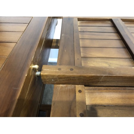 MAEVA Garden Table for 10/12 People - Rectangular Teak Wood