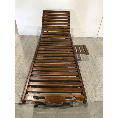 Oiled teak sun lounger - Second-hand