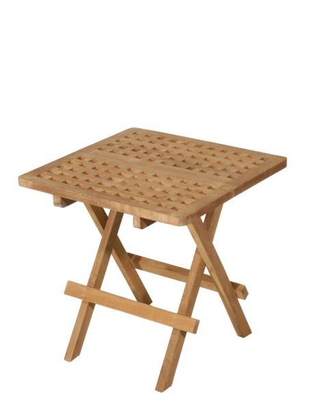 Premium Teak Square Garden Picnic Table 50x50cm - Rot-Resistant Wood