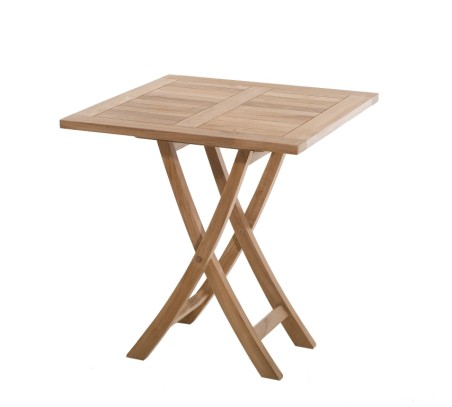 Table de jardin 2 personnes en bois Teck