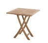 FUN Garden Table for 2 People - Square Folding 70x70cm Teak Wood