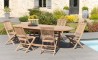 Salon de jardin en bois teck - 8/10 pers