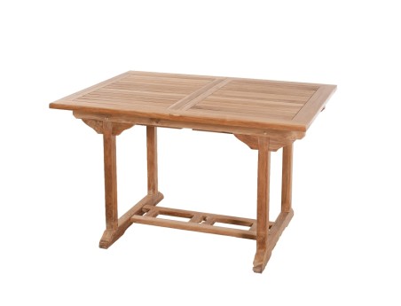 Table de jardin en bois Teck - 4/6 personnes - extensible