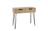 Console bois naturel MARGAUX - 2 tiroirs