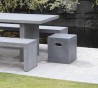 HECTOR - Garden Cube in Concrete Fiber