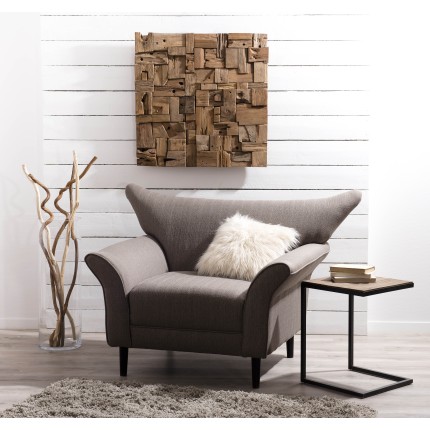 Décoration murale bois teck PAOLO 8