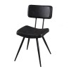 AUGUSTIN Set of 2 Black JAMES Chairs - Stylish and Durable