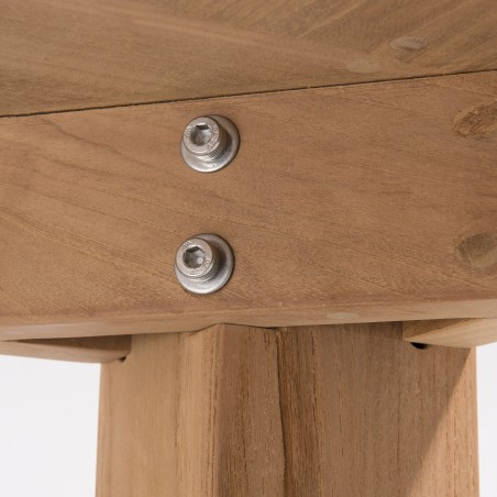 KIM Garden Table for 6/8 People - DENVER 220 x 100 cm Teak Wood