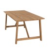 KIM - Garden Table for 6/8 People - SOHO 180 x 90 cm Teak Wood