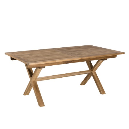 Table de jardin Teck 8/10 personnes - 180/240x100 cm