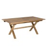 Table de jardin Teck 8/10 personnes - 180/240x100 cm