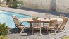 Teak Wood Garden Furniture Set for 10/12 People - Premium Outdoor Dining Set