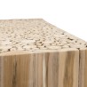 Table basse carrée CLARA en teck 70x70cm