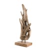 CLARA - Natural Teak Branch Decorative Object 'S' - Contemporary Home Decor
