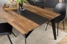 Table à manger MAXENCE en bois teck recyclé 220x100cm