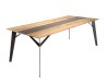 Table à manger MAXENCE en bois teck recyclé 220x100cm