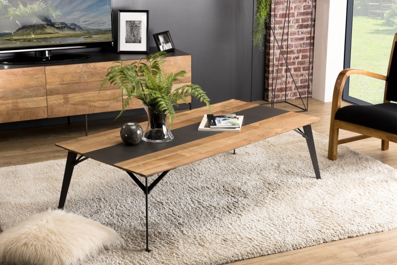 Table basse MAXENCE en bois de teck recyclé Table basse MAXENCE en bois de teck recyclé