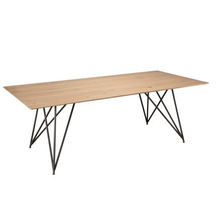 Table à manger MAXENCE en chêne 220x100cm