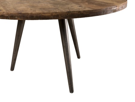 Table basse d'appoint SIXTINE en teck recyclé 55x55cm