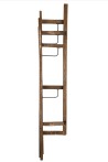 Portemanteau marron en teck recyclé