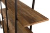 Étagère marron 4 niveaux Teck recyclé Acacia Mahogany