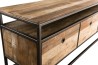 Meuble TV SIXTINE marron 3 tiroirs Teck recyclé